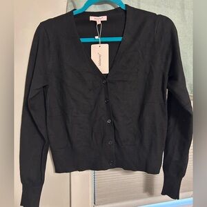 Black Women's Cardigan Sweater